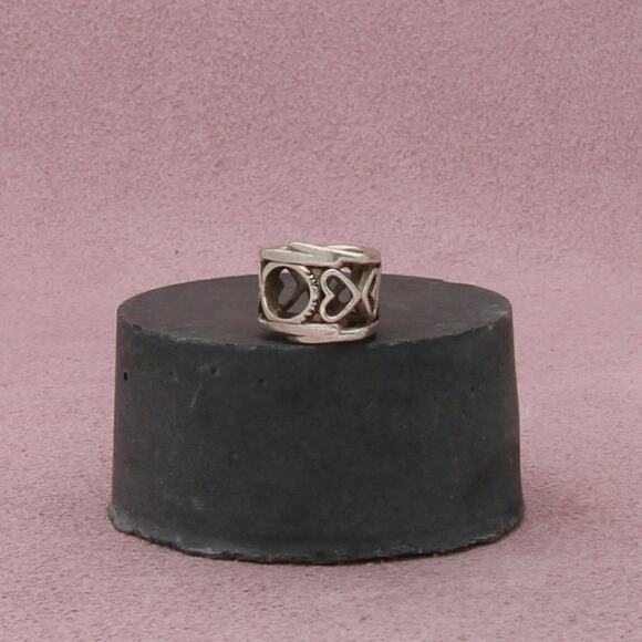 pandora sterling silver mom i love you forever and ever heart bead charm - Picture 2 of 3